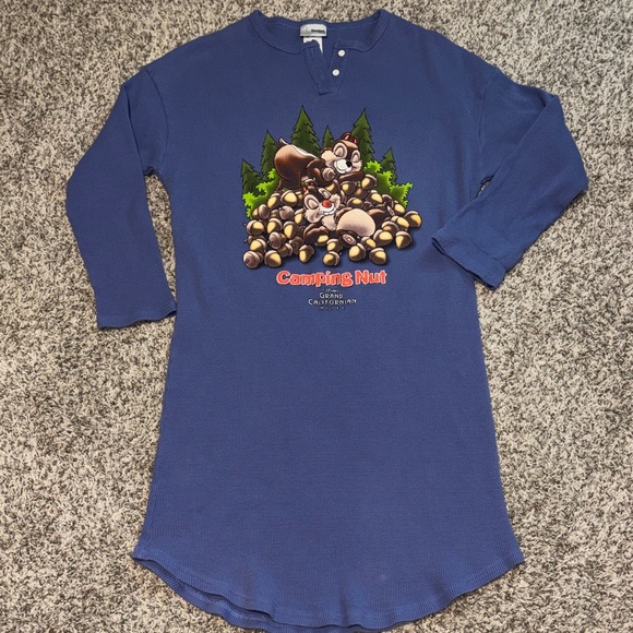 Disneyland Resort Lavender Thermal Henley Top - Picture 2 of 3